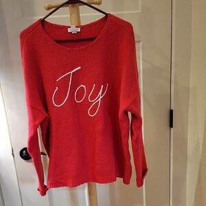Sweater By Tribal With Joy On It